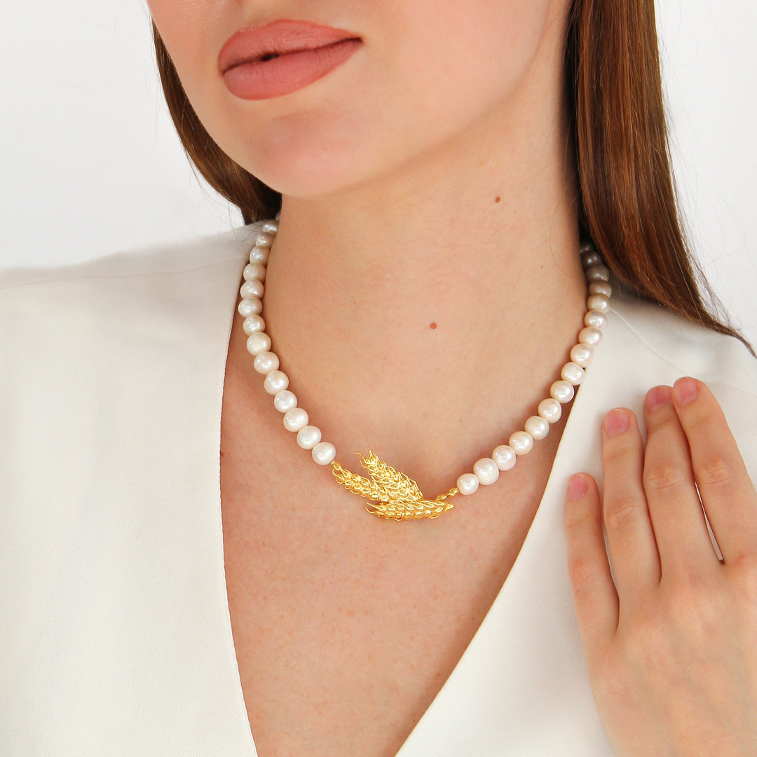 Başak Tarlası İnci Kolye