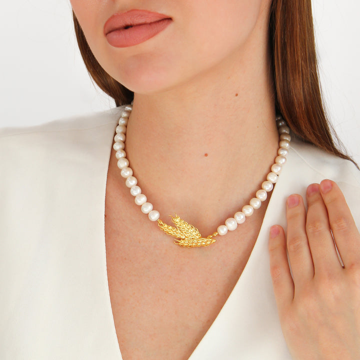 Başak Tarlası İnci Kolye