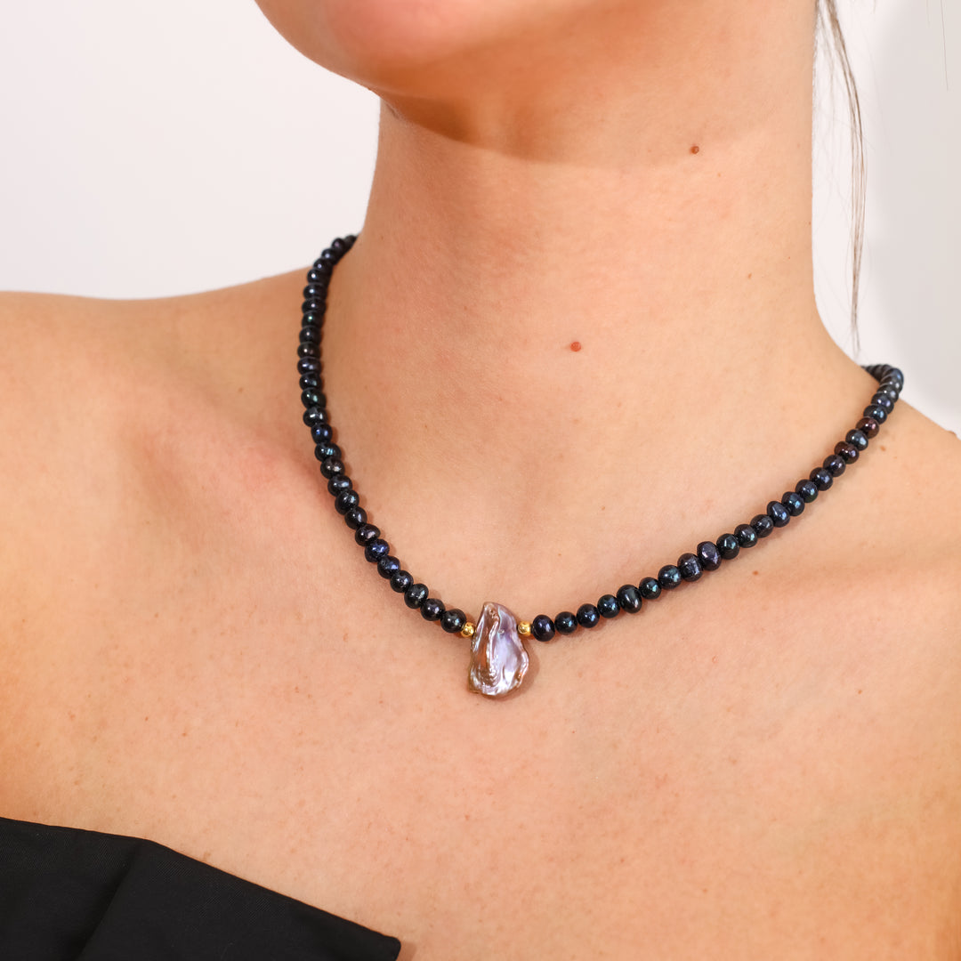 "Nocturne" İnci Kolye