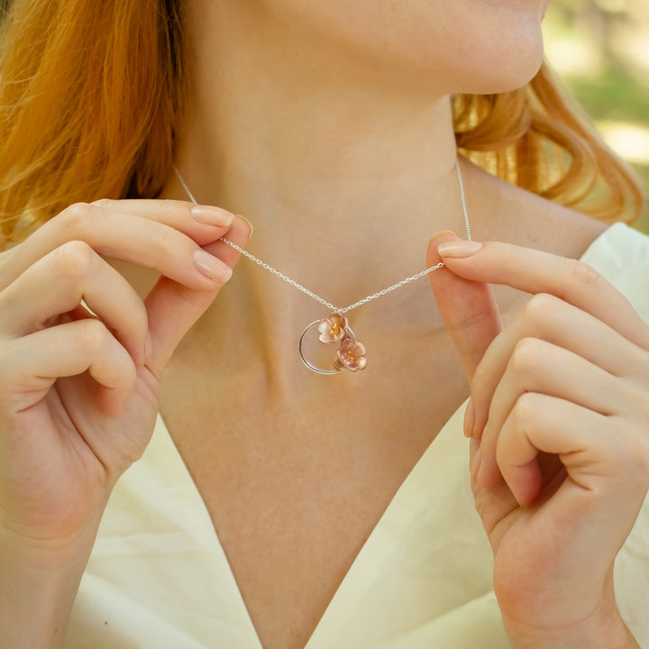 Halka Acem Borusu Kolye