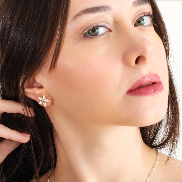 Badem Çiçeği Küpe