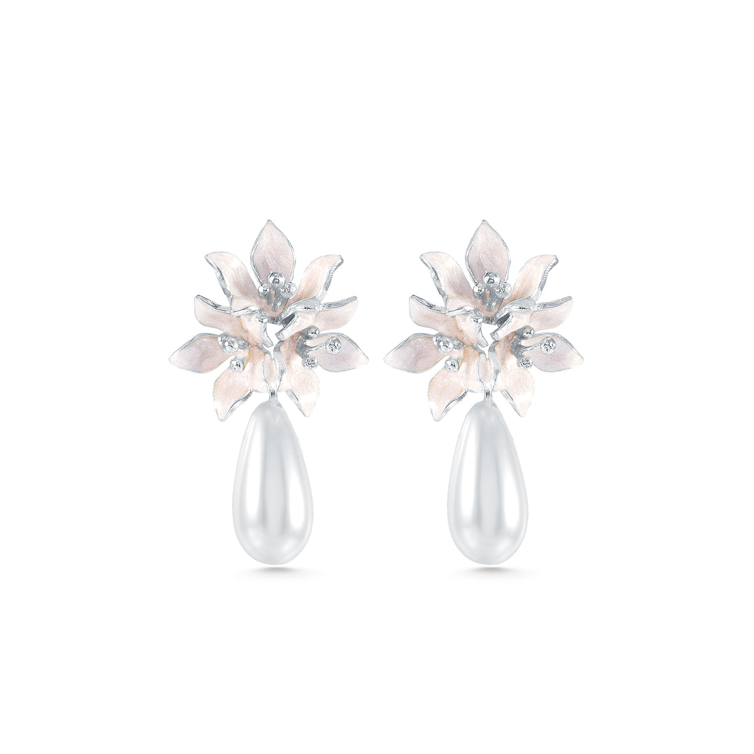 İncili Yasemin Demeti Küpe