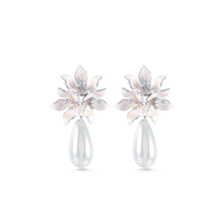 İncili Yasemin Demeti Küpe