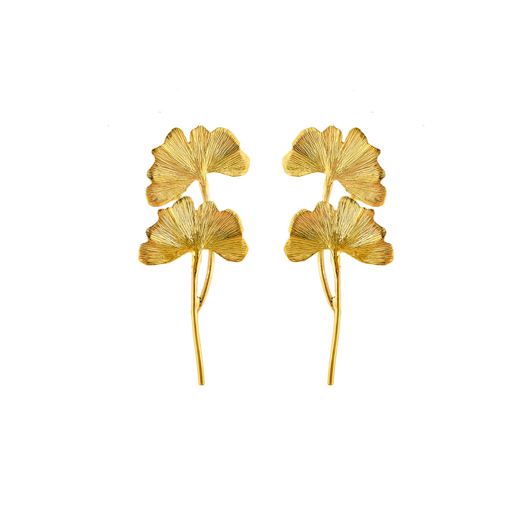Ginkgo Dalları Küpe