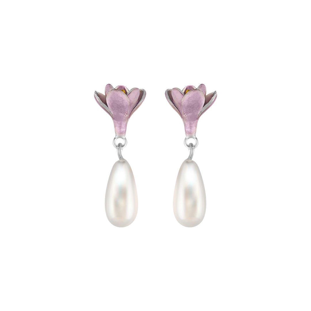 İncili Çiğdem Küpe