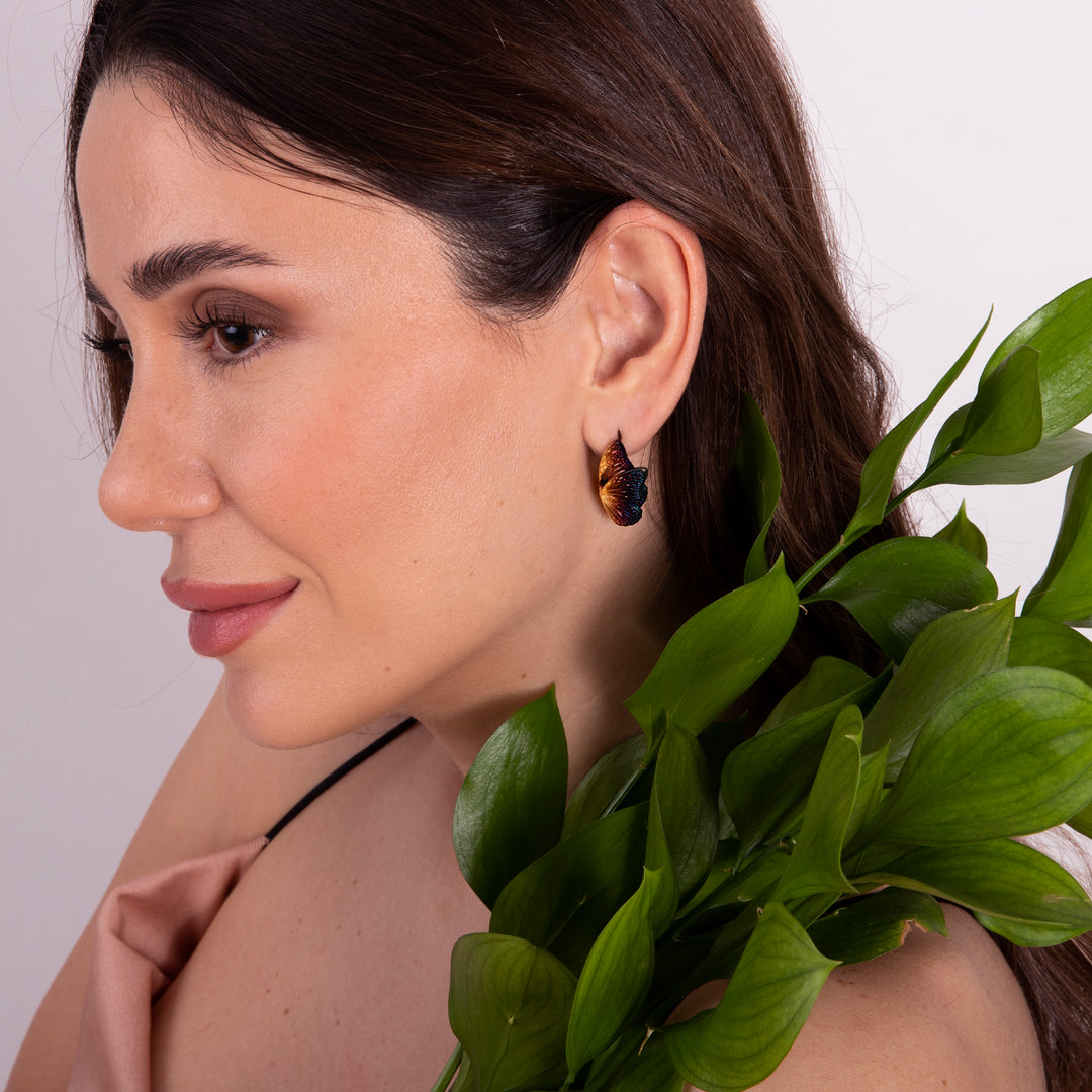 "Kanatlanan Kelebek" Küpe