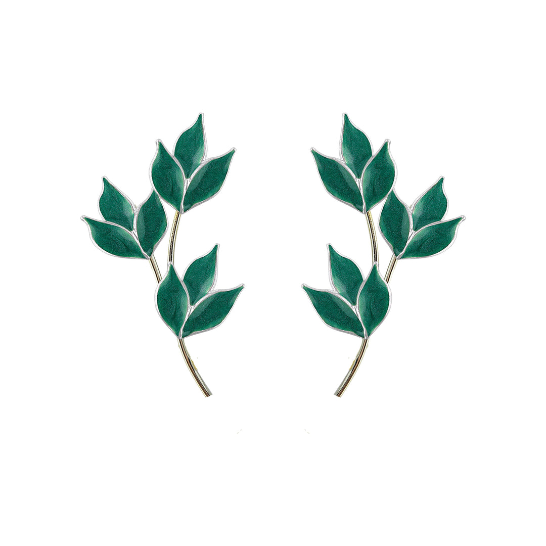 Zeytin Yaprakları Küpe