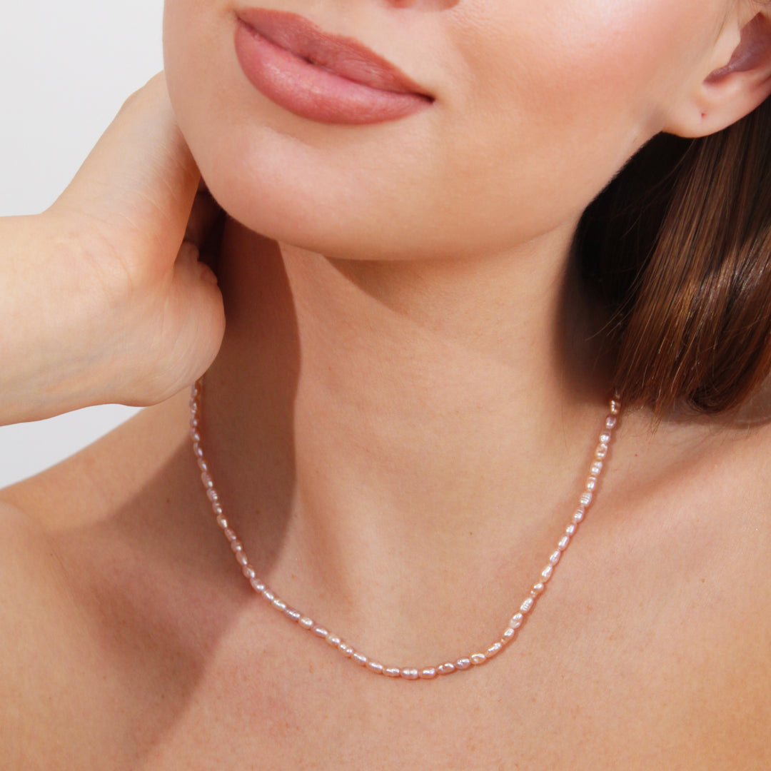 "Roseveil" İnci Kolye